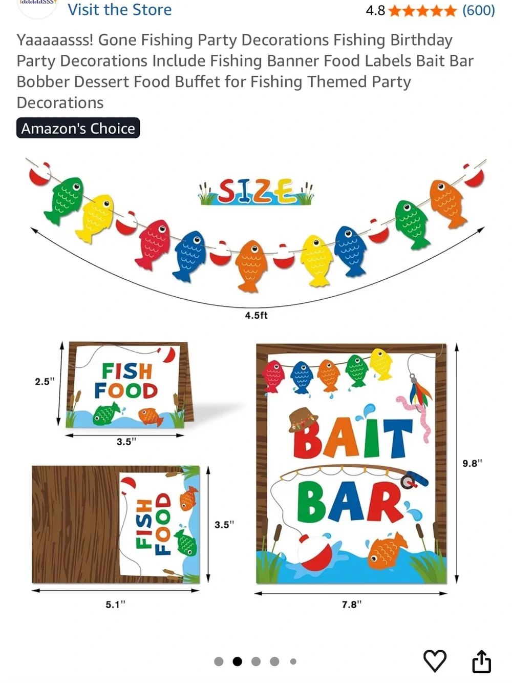 Oh Fish-Ally One Birthday Party Kit - Blue, Green, Red